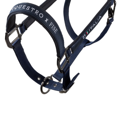 Cabezadas Equestro x FISE acolchadas y ajustables Americana marina Azul marino Cabezadas Equestro x FISE acolchadas y ajustables Americana marina Azul marino