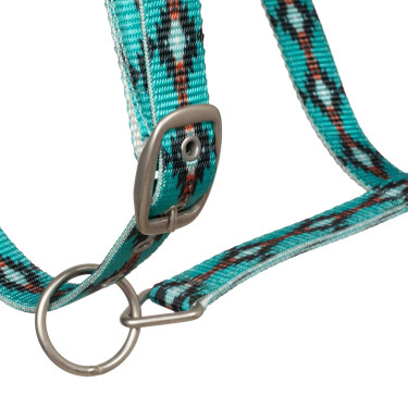 Cabezada de nylon Pool’s motivo navajo Turquesa Azul Cabezada de nylon Pool’s motivo navajo Turquesa Azul