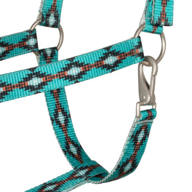 Cabezada de nylon Pool’s motivo navajo Turquesa Azul Cabezada de nylon Pool’s motivo navajo Turquesa Azul