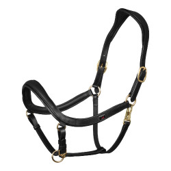 Cabezada de cuero Supreme con muserola sueca