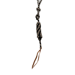 Cabezada de cuerda Pool’s anudada con ramal Beige / negro