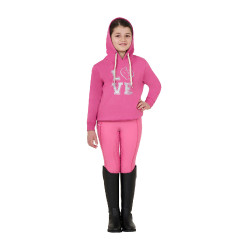 Legging para niña Equestro forrado de polar Rosa castillo