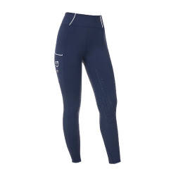 Legging mujer Equestro x FISE full grip corte slim Americana marina Azul marino Legging mujer Equestro x FISE full grip corte slim Americana marina Azul marino