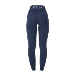 Legging mujer Equestro x FISE full grip corte slim Americana marina Azul marino Legging mujer Equestro x FISE full grip corte slim Americana marina Azul marino