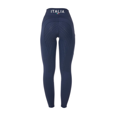 Legging mujer Equestro x FISE full grip corte slim Americana marina Azul marino Legging mujer Equestro x FISE full grip corte slim Americana marina Azul marino