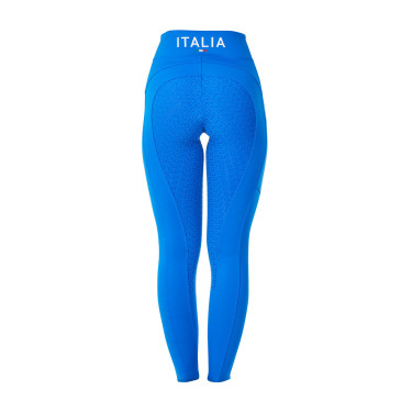 Legging mujer Equestro x FISE full grip corte slim Azul de Savoie Legging mujer Equestro x FISE full grip corte slim Azul de Savoie