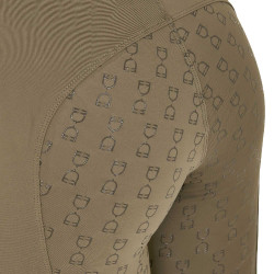 Legging para mujer Equestro de talle alto con trabillas para cinturón Nuez Marrón Legging para mujer Equestro de talle alto con trabillas para cinturón Nuez Marrón