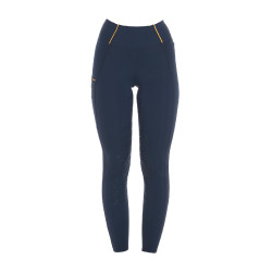Legging para mujer Equestro ligero de corte slim Americana marina Azul marino