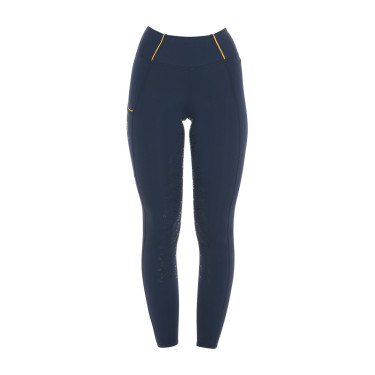 Legging para mujer Equestro ligero de corte slim Americana marina Azul marino