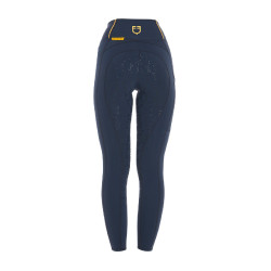 Legging para mujer Equestro ligero de corte slim Americana marina Azul marino