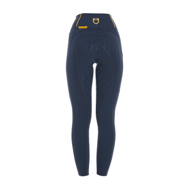 Legging para mujer Equestro ligero de corte slim Americana marina Azul marino