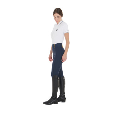 Legging para mujer Equestro ligero de corte slim Americana marina Azul marino