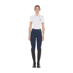 Legging para mujer Equestro ligero de corte slim Americana marina Azul marino