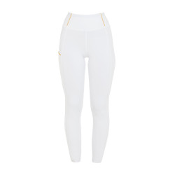 Legging para mujer Equestro ligero de corte slim Blanco Legging para mujer Equestro ligero de corte slim Blanco