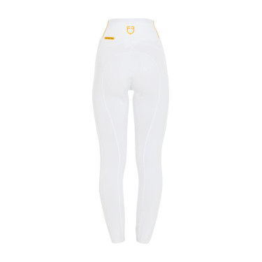 Legging para mujer Equestro ligero de corte slim Blanco Legging para mujer Equestro ligero de corte slim Blanco