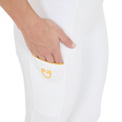 Legging para mujer Equestro ligero de corte slim Blanco Legging para mujer Equestro ligero de corte slim Blanco