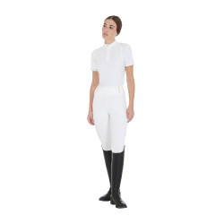 Legging para mujer Equestro ligero de corte slim Blanco Legging para mujer Equestro ligero de corte slim Blanco