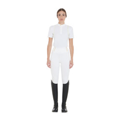 Legging para mujer Equestro ligero de corte slim Blanco Legging para mujer Equestro ligero de corte slim Blanco