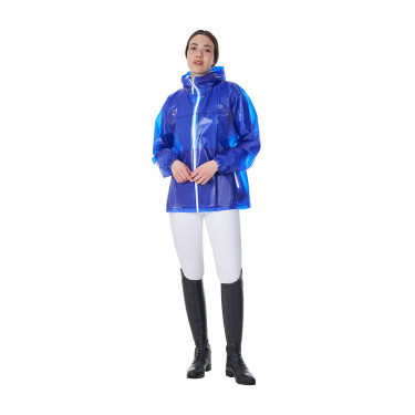Impermeable unisex Equestro x FISE Azul de Savoie Impermeable unisex Equestro x FISE Azul de Savoie