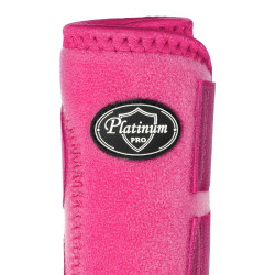 Guarniciones posteriores western Platinum Pro Star Anatomic Fucsia Rosa