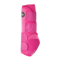 Protectores delanteros western Platinum Pro Star Anatomic Fucsia Rosa