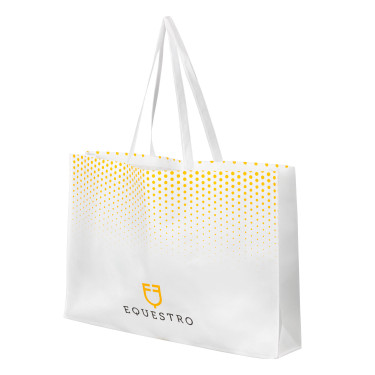 Gran bolsa de compras Equestro no tejida (75×45×15 cm)