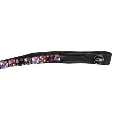 Frontalera Supreme Shade con strass Negro / morado