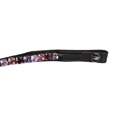 Frontalera Supreme Shade con strass Negro / morado