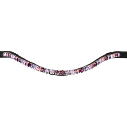 Frontalera Supreme Shade con strass Negro / morado