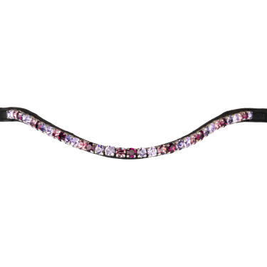 Frontalera Supreme Shade con strass Negro / morado