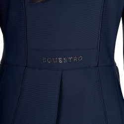 Frac para mujer Equestro de tejido técnico con strass Americana marina Azul marino