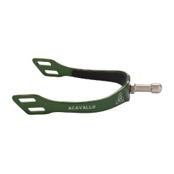Espuelas Acavallo Arena Aluplus 2.0 Caza verde