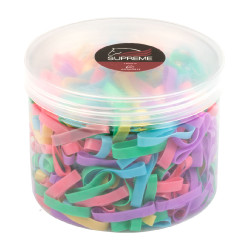 Elásticos para crin Supreme (caja de 500 uds) Multicolor