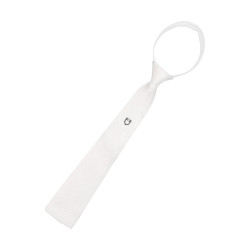 Corbata de concurso Equestro de panal cuadrado Blanco