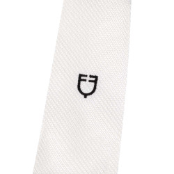Corbata de concurso Equestro de panal cuadrado Blanco