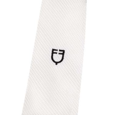 Corbata de concurso Equestro de panal cuadrado Blanco