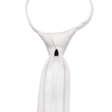 Corbata de concurso Equestro de panal cuadrado Blanco