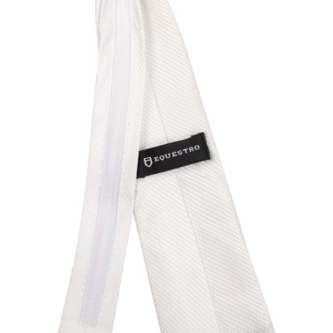Corbata de concurso Equestro en panal Blanco