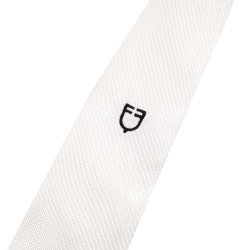 Corbata de concurso Equestro en panal Blanco