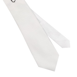 Corbata de concurso Equestro en panal Blanco