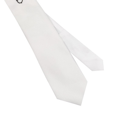 Corbata de concurso Equestro en panal Blanco