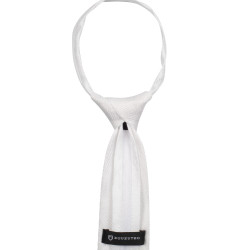 Corbata de concurso Equestro en panal Blanco