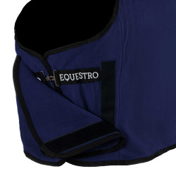 Manta polar Equestro x FISE con cierre frontal Americana marina Azul marino