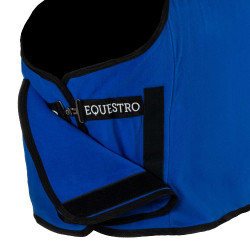 Manta polar Equestro x FISE con cierre frontal Azul de Savoie
