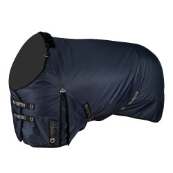Manta de exterior Equestro Nevada 250 g de tejido ripstop Marino Azul marino