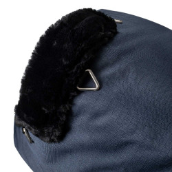 Manta de exterior Equestro Nevada 250 g de tejido ripstop Marino Azul marino