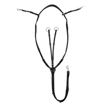 Pechopetral Supreme hunting con martingala ajustable Negro
