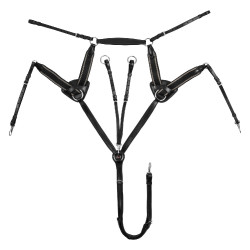 Pechopetral Supreme de 5 puntos Negro