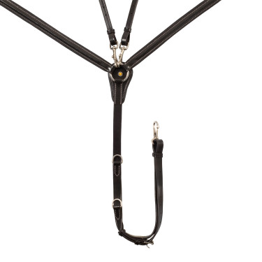 Pechopetral de cuero Equestro con martingala | Equitación
