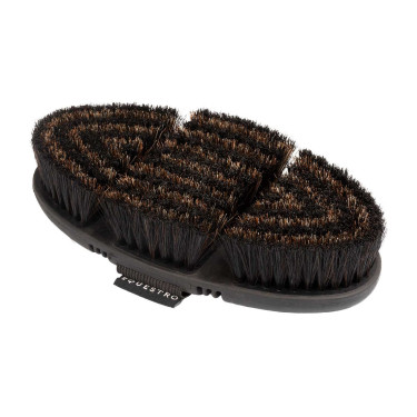 Cepillo suave natural flexible Equestro Negro Cepillo suave natural flexible Equestro Negro